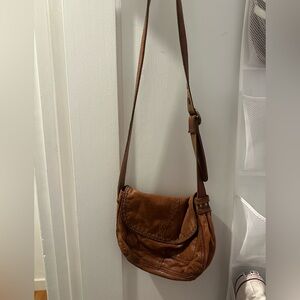 Lucky Brand Brown Leather Crossbody Bag